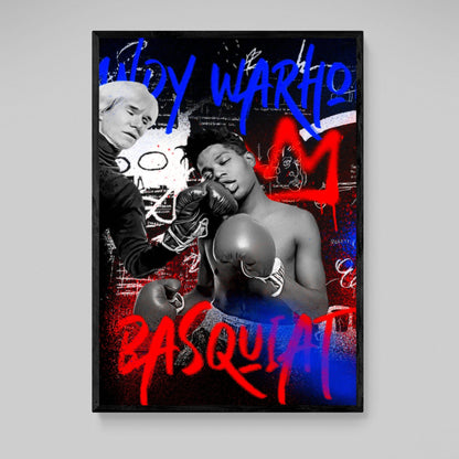 Jean Michel Basquiat Andy Warhol - Luxury Art Canvas