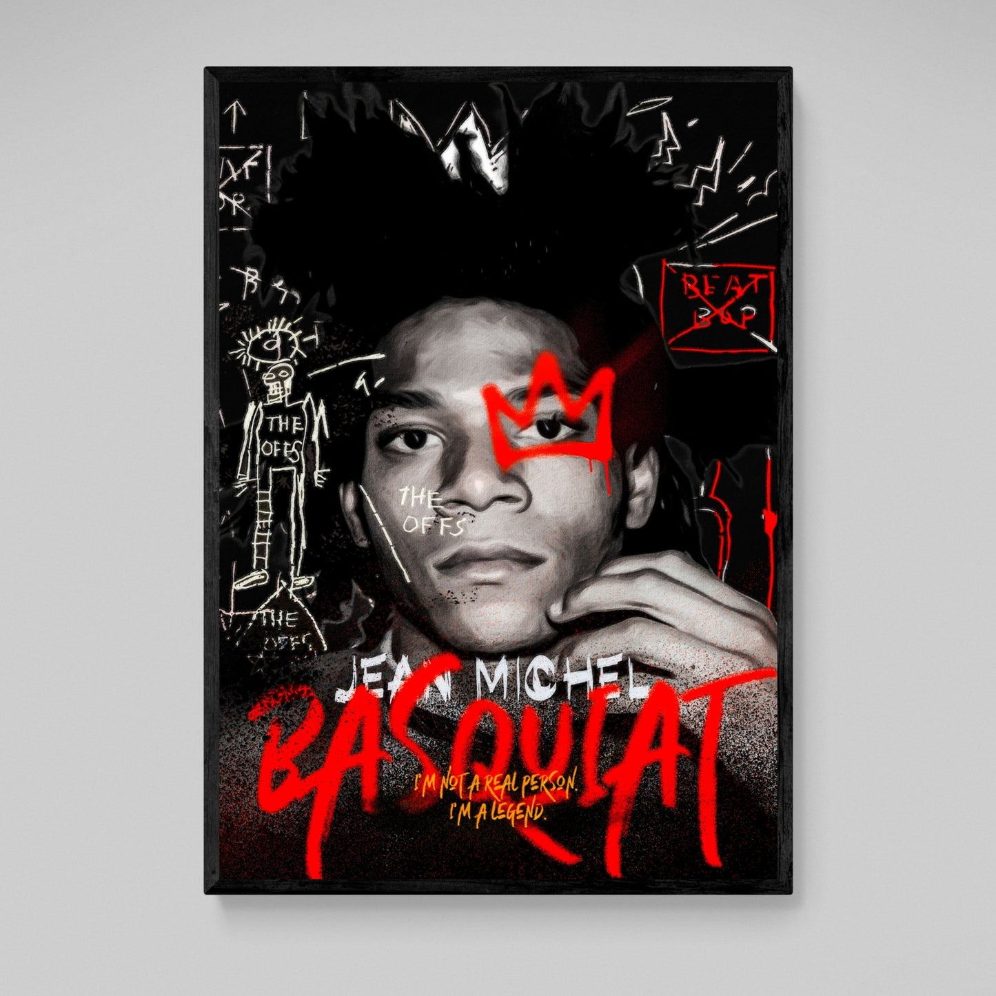 Jean Michel Basquiat Self Portrait - Luxury Art Canvas