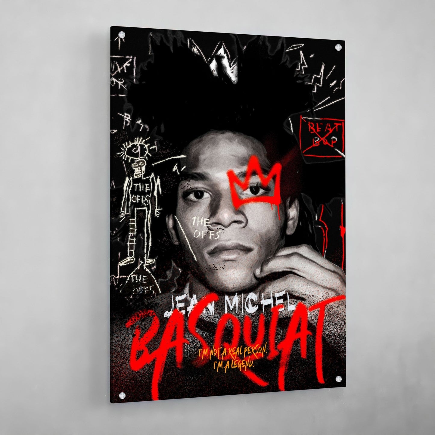 Jean Michel Basquiat Self Portrait - Luxury Art Canvas