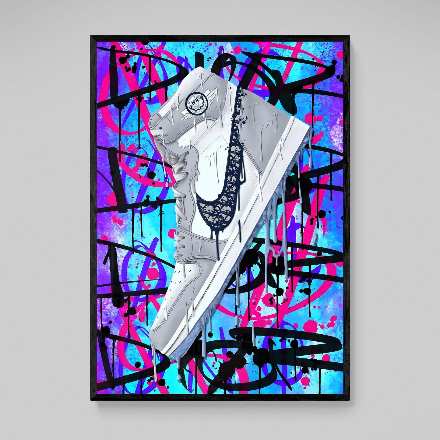 Jordan Sneaker Wall Art - Luxury Art Canvas