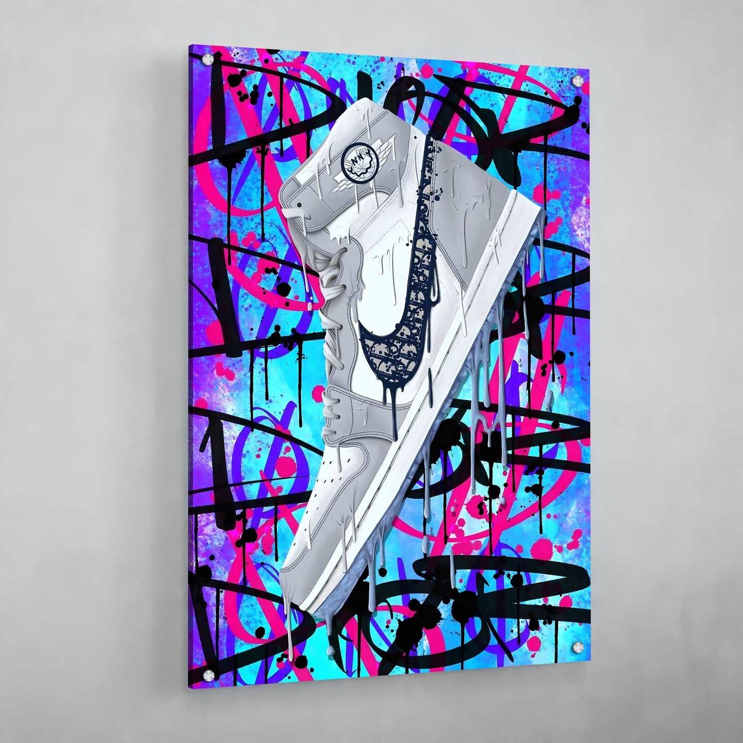 Jordan Sneaker Wall Art - Luxury Art Canvas