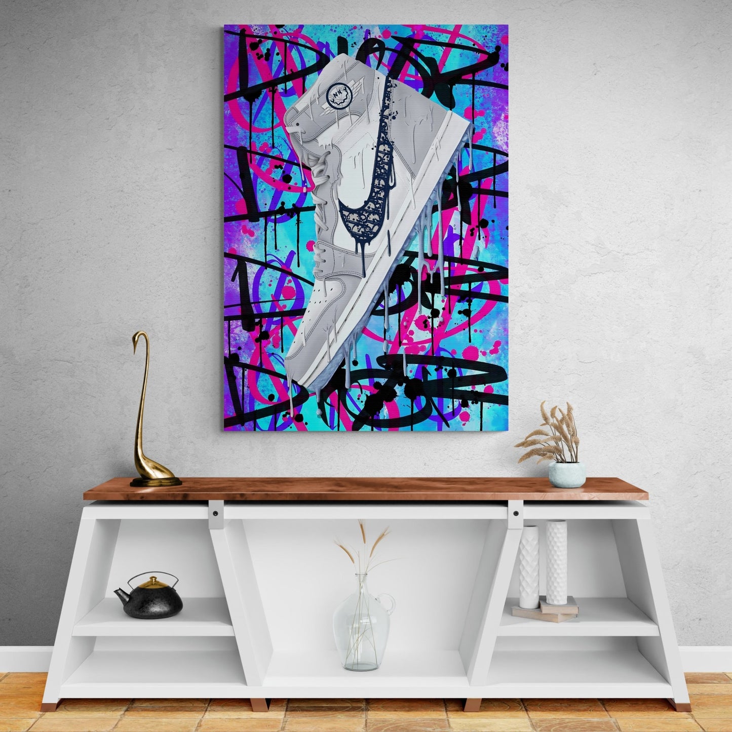 Jordan Sneaker Wall Art - Luxury Art Canvas