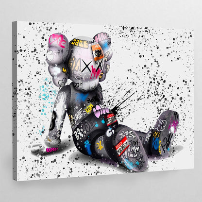 Bearbrick Canvas Wall Art Pop Art Bearbrick Art Canvas 