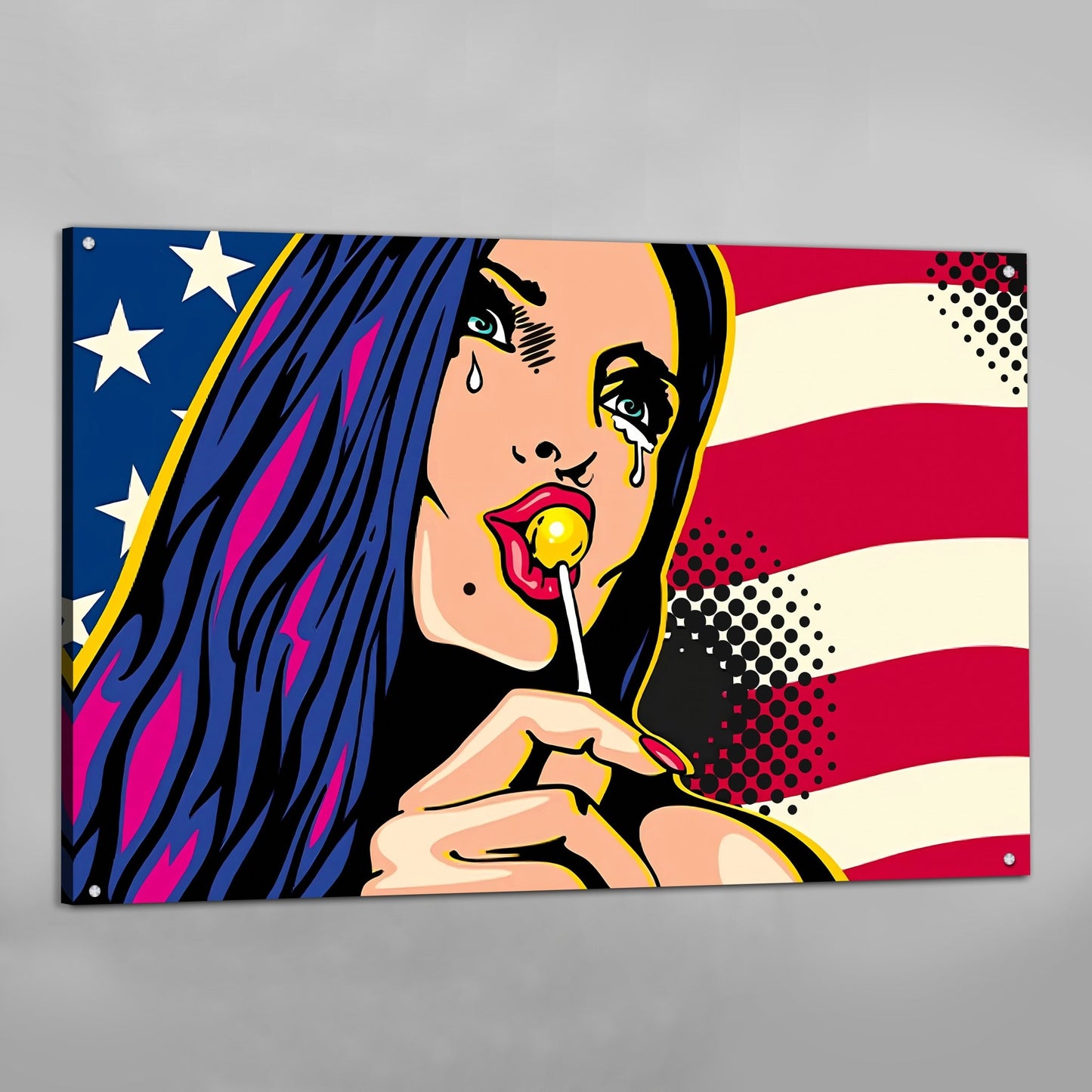 Large Pop Art Canvas - Luxury Art Canvas