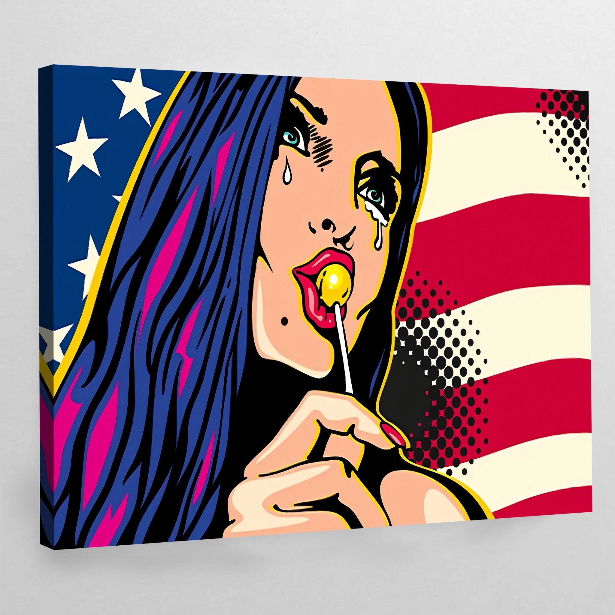 Store HUGE 3’X3’ Pop Art Canvas Painting