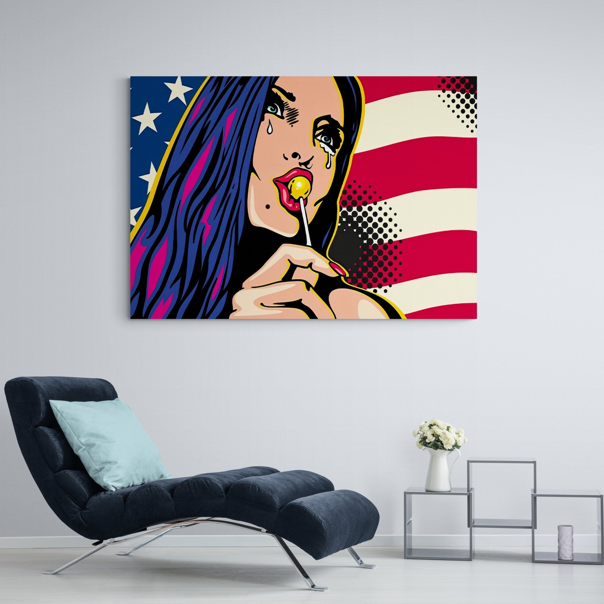 Large Pop Art Canvas - Luxury Art Canvas