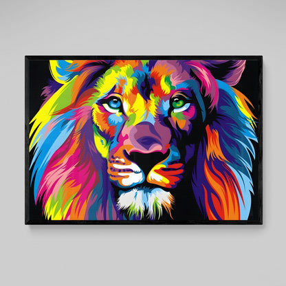 Lion Pop Art Canvas - Luxury Art Canvas