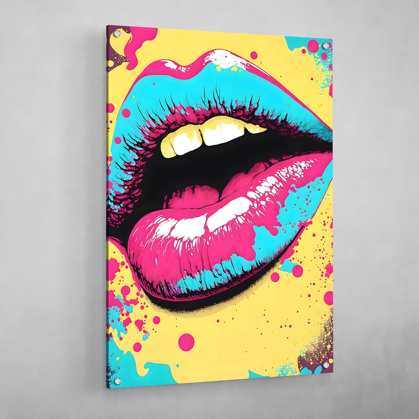 Lips Pop Art Canvas - Luxury Art Canvas