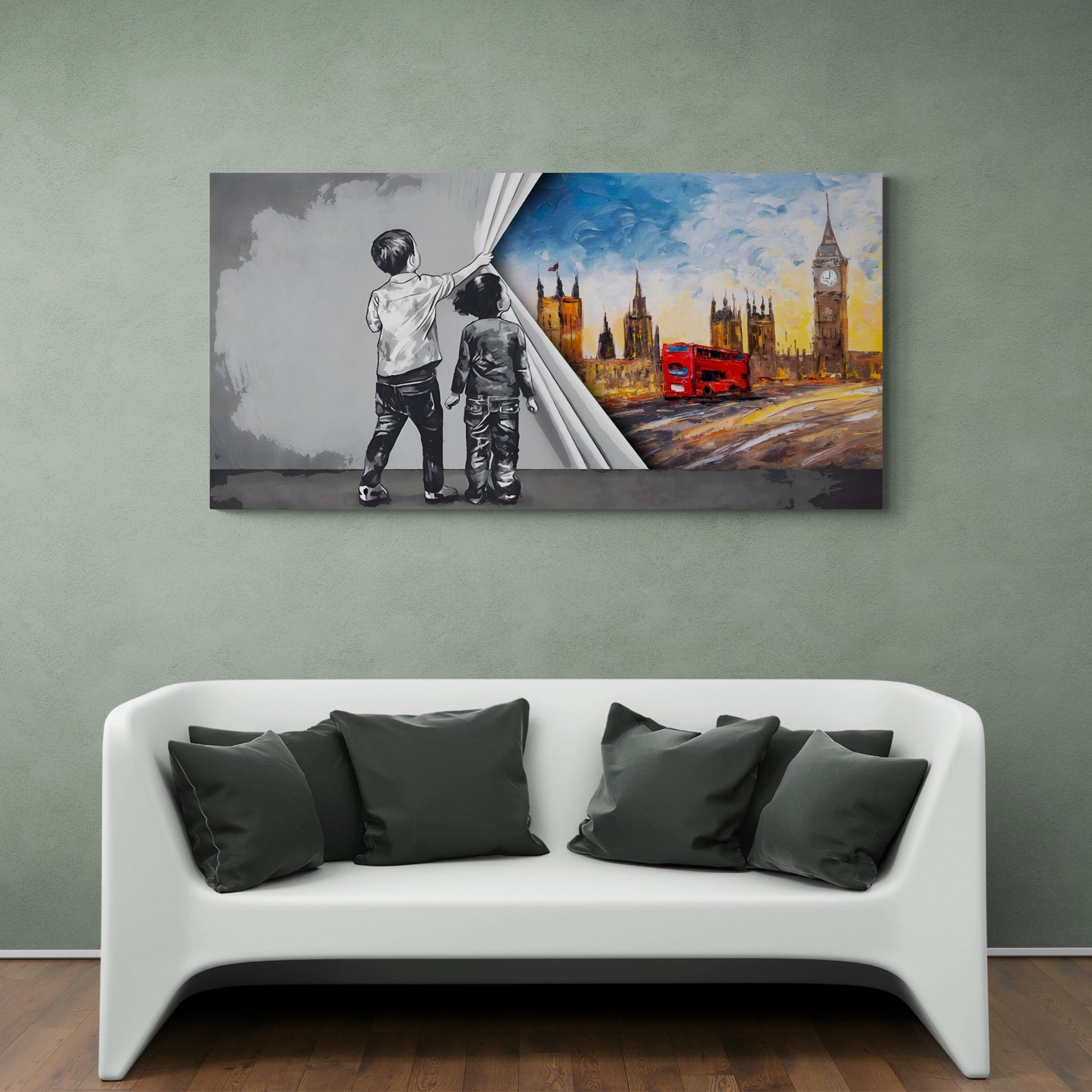 London Graffiti Wall Art - Luxury Art Canvas