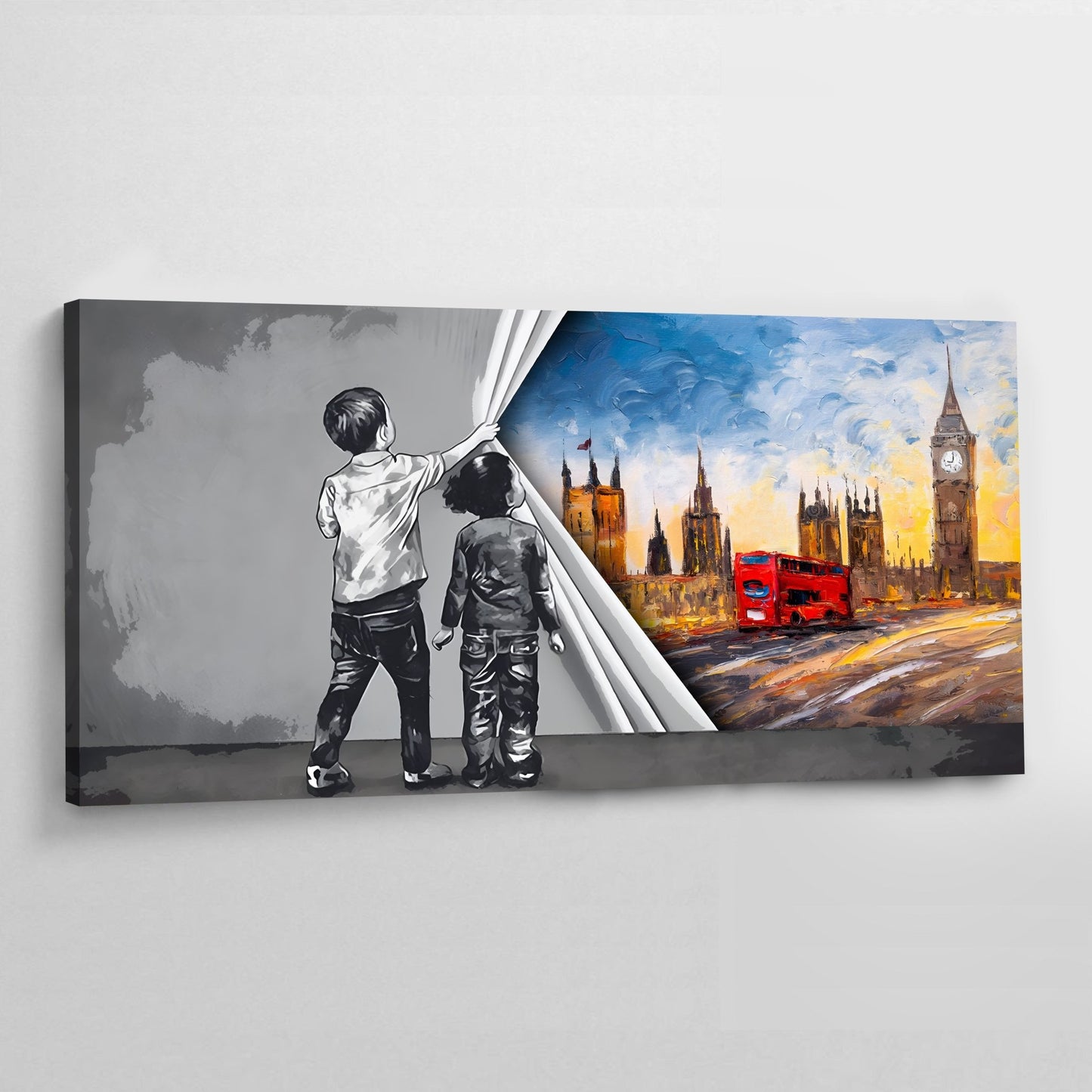 London Graffiti Wall Art - Luxury Art Canvas