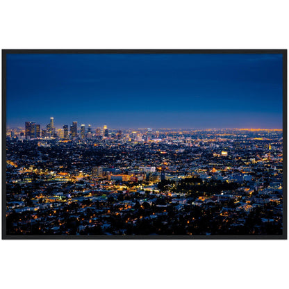 Los Angeles at Night Wall Art - Luxury Art Canvas