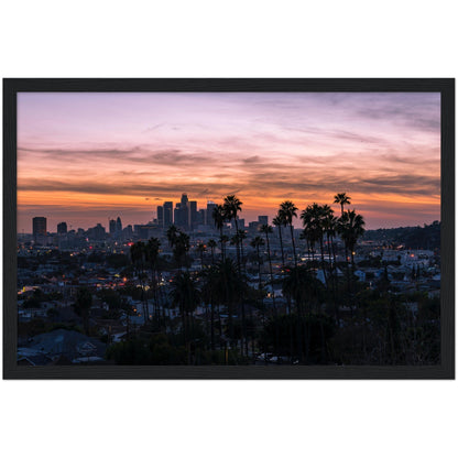 Los Angeles Sunset Wall Art - Luxury Art Canvas