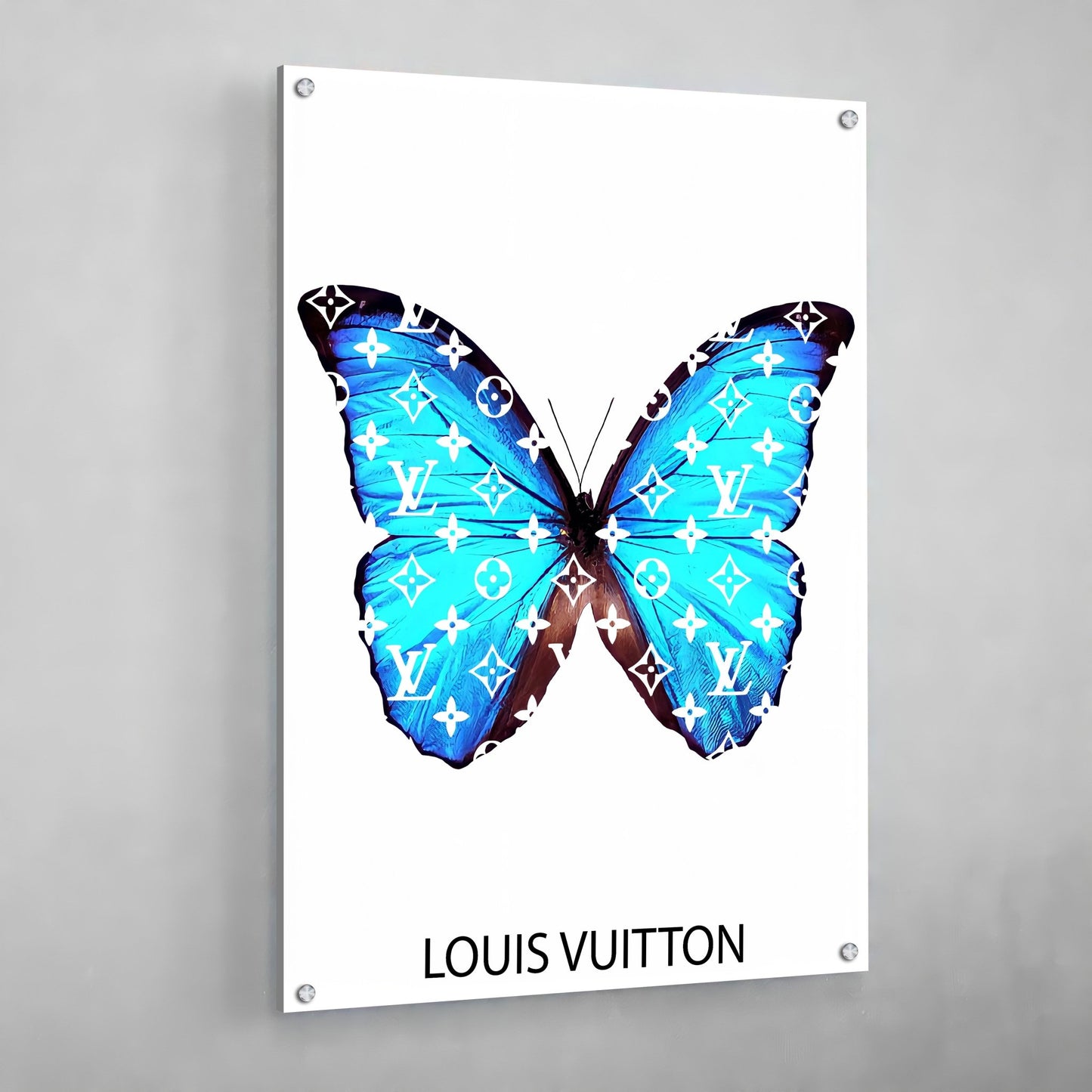 Louis Vuitton Illustration by BBA, Wall Art Fashion print, Louis