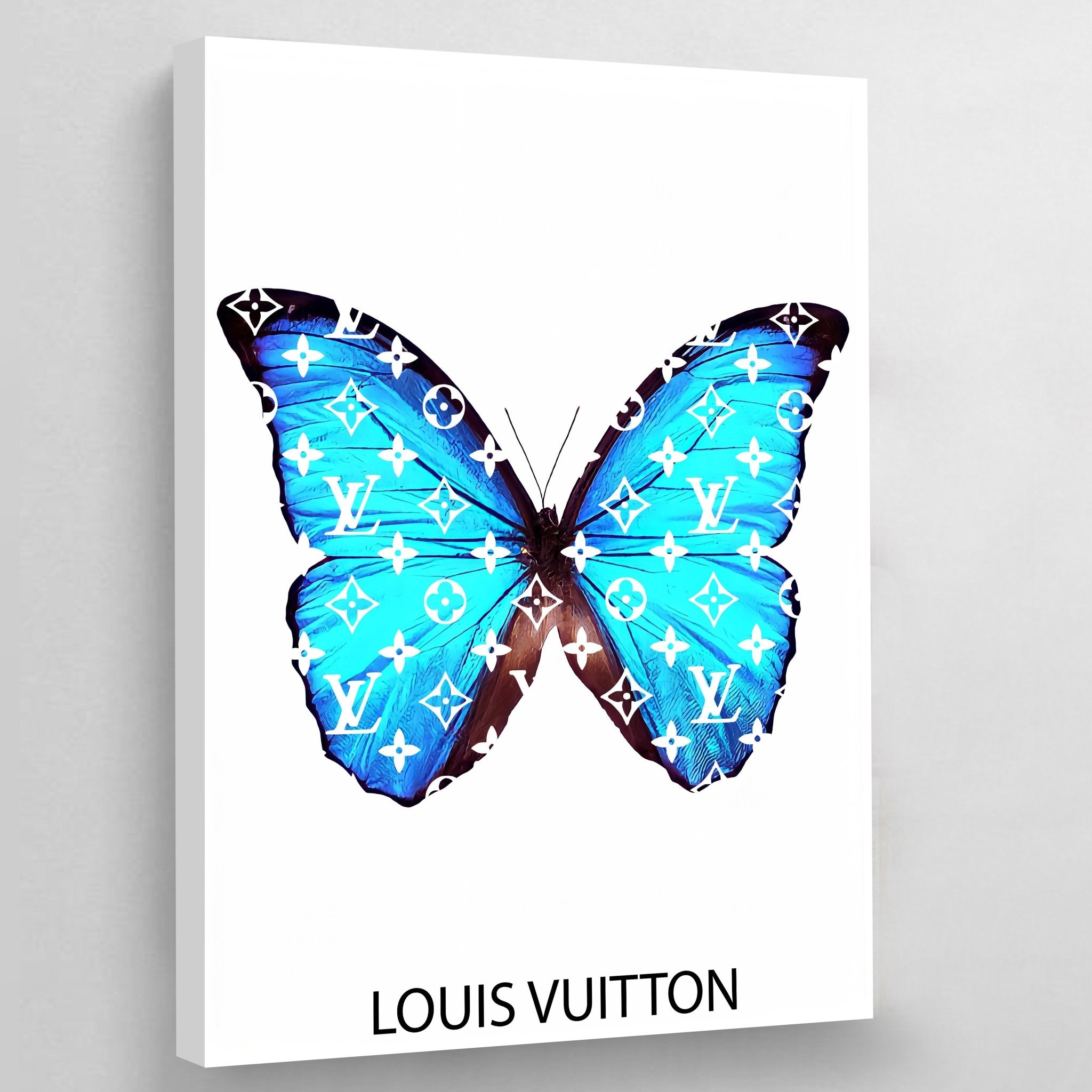 Louis Vuitton Store Sign Chic Fashion Wall Art Metal LV Designer Sign   Print and Proper