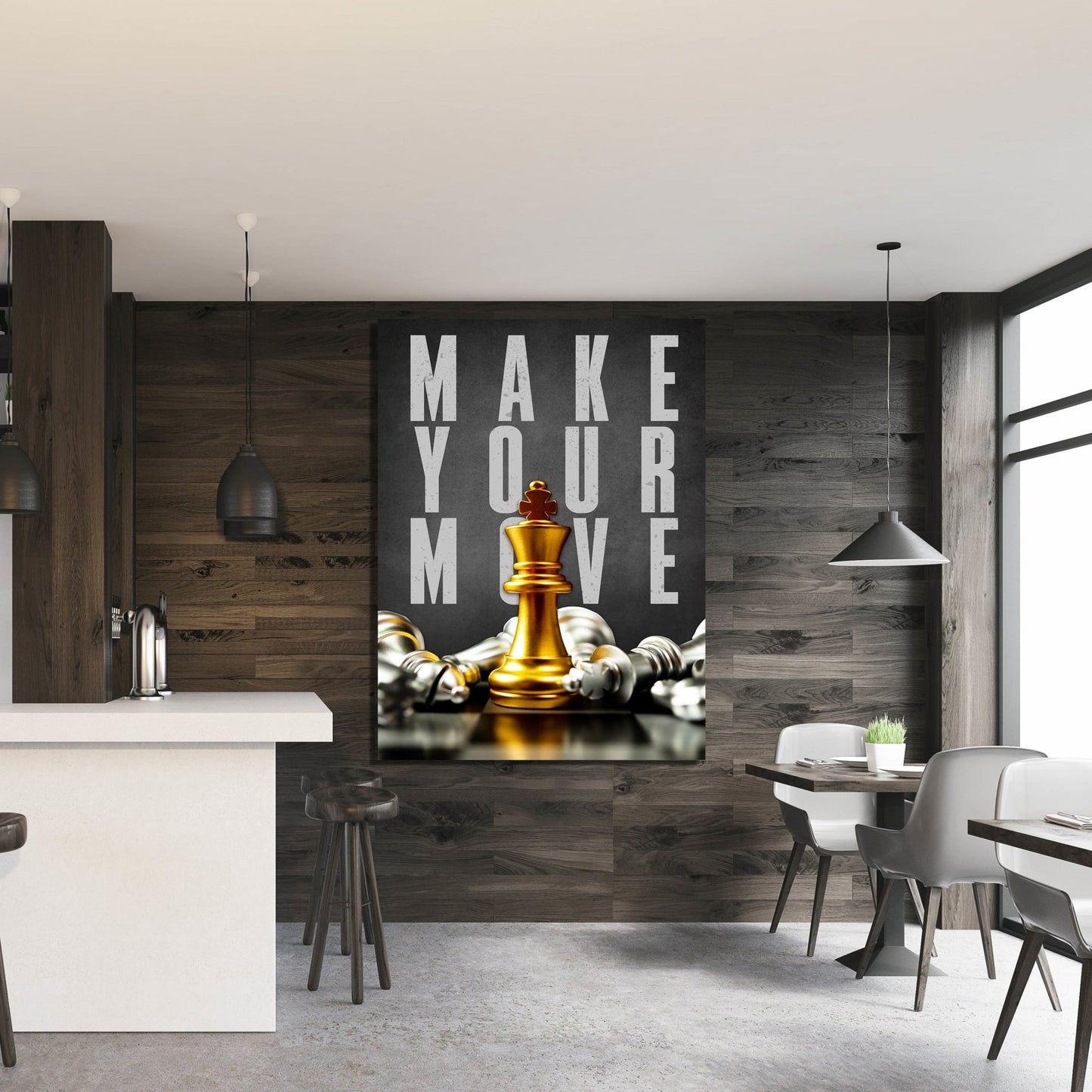Make Your Move Wall Art - Luxury Art Canvas