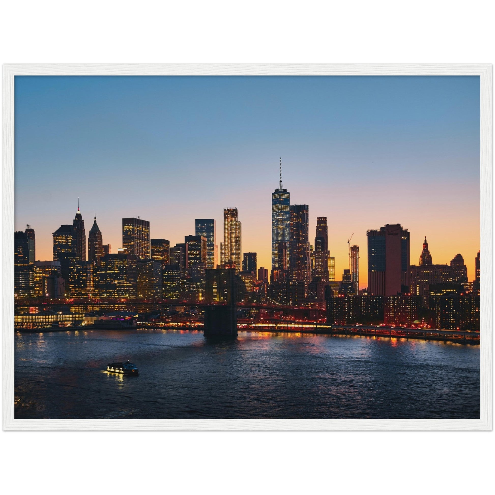 Manhattan Skyline Wall Art - Luxury Art Canvas