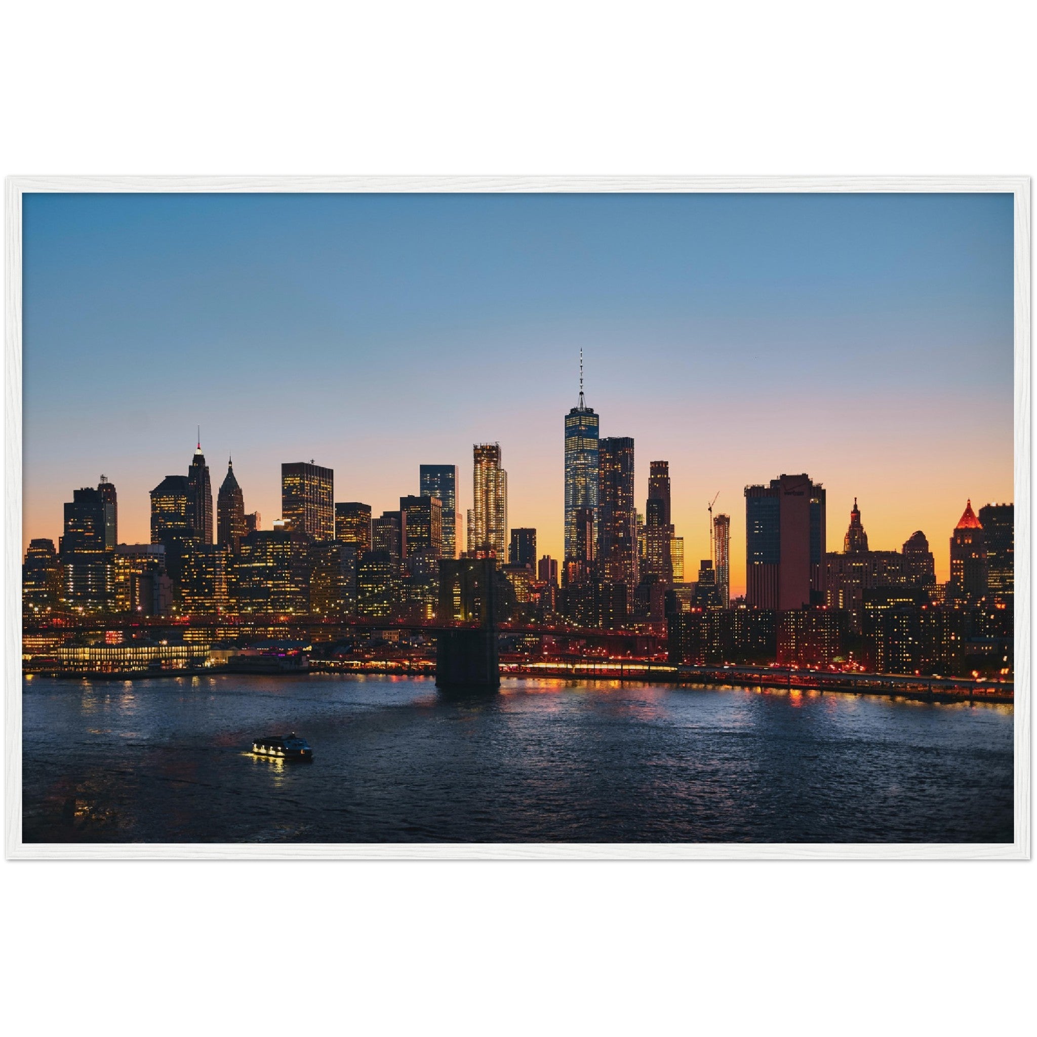 Manhattan Skyline Wall Art - Luxury Art Canvas