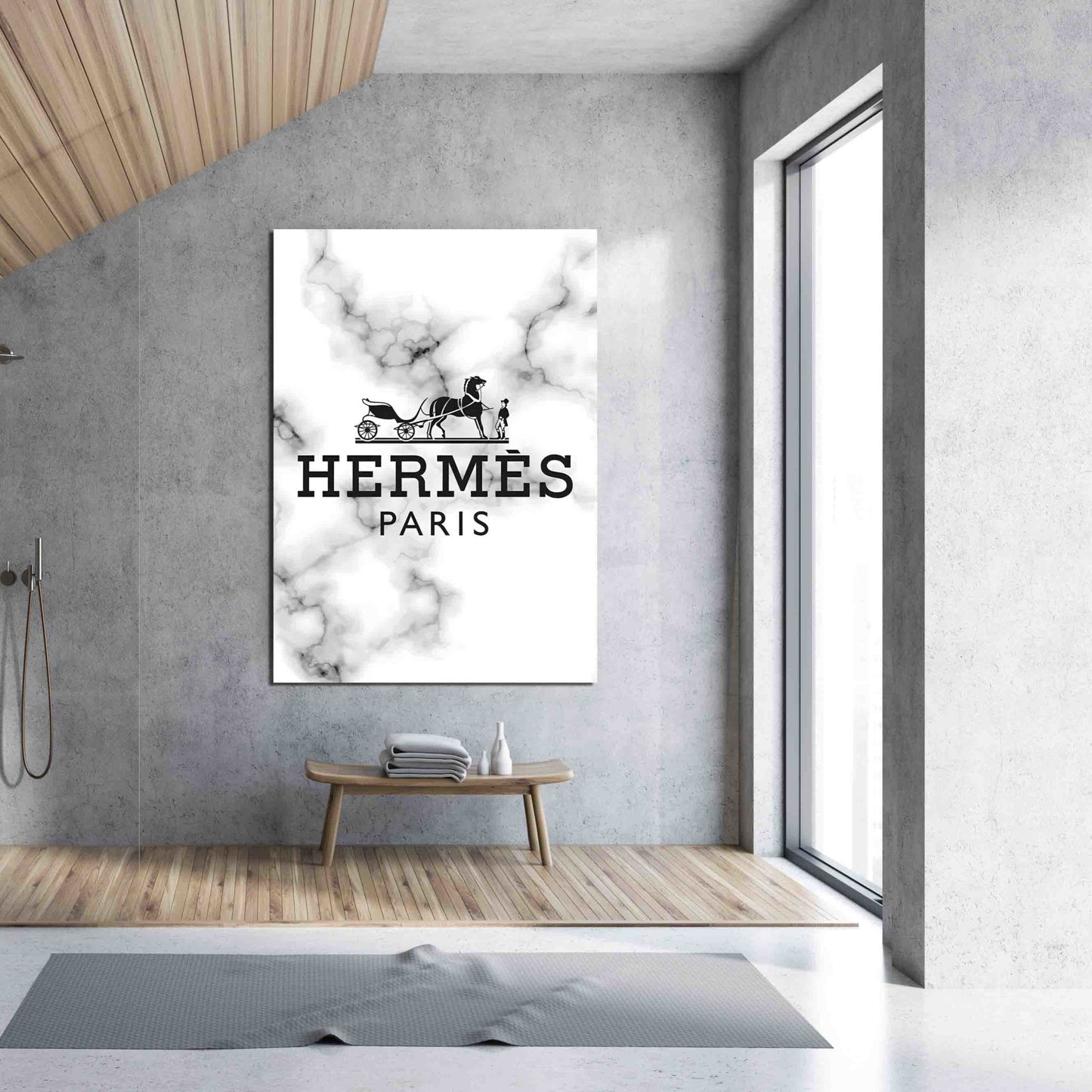 Marble Hermes Wall Art - Luxury Art Canvas