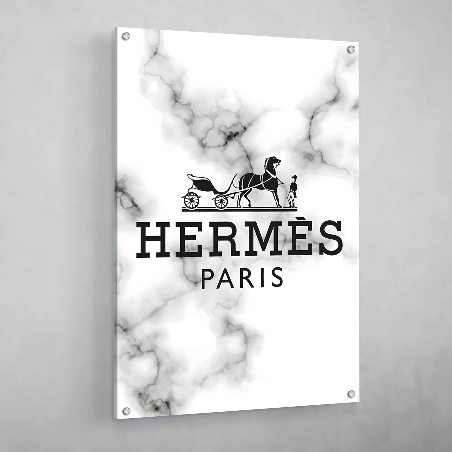 Marble Hermes Wall Art - Luxury Art Canvas