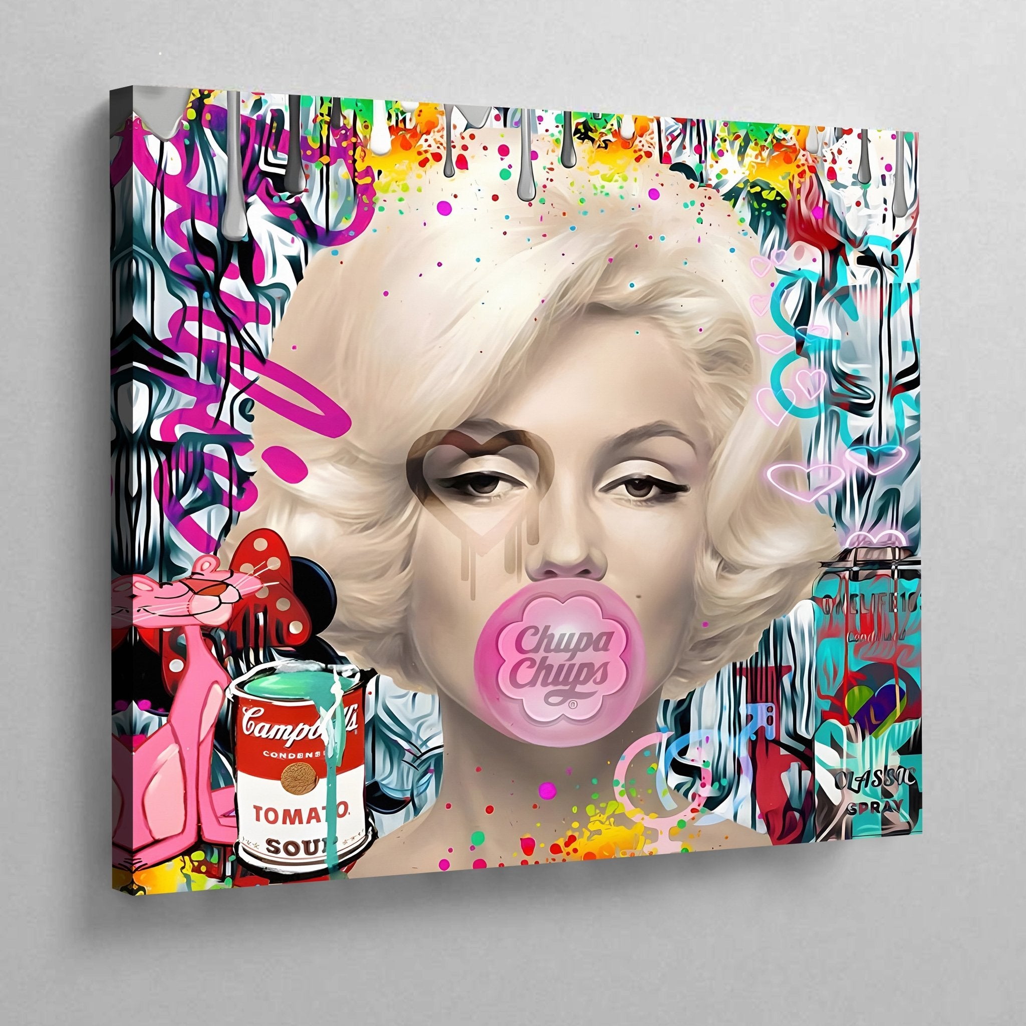 Marilyn Monroe Pop Art Canvas - Luxury Art Canvas
