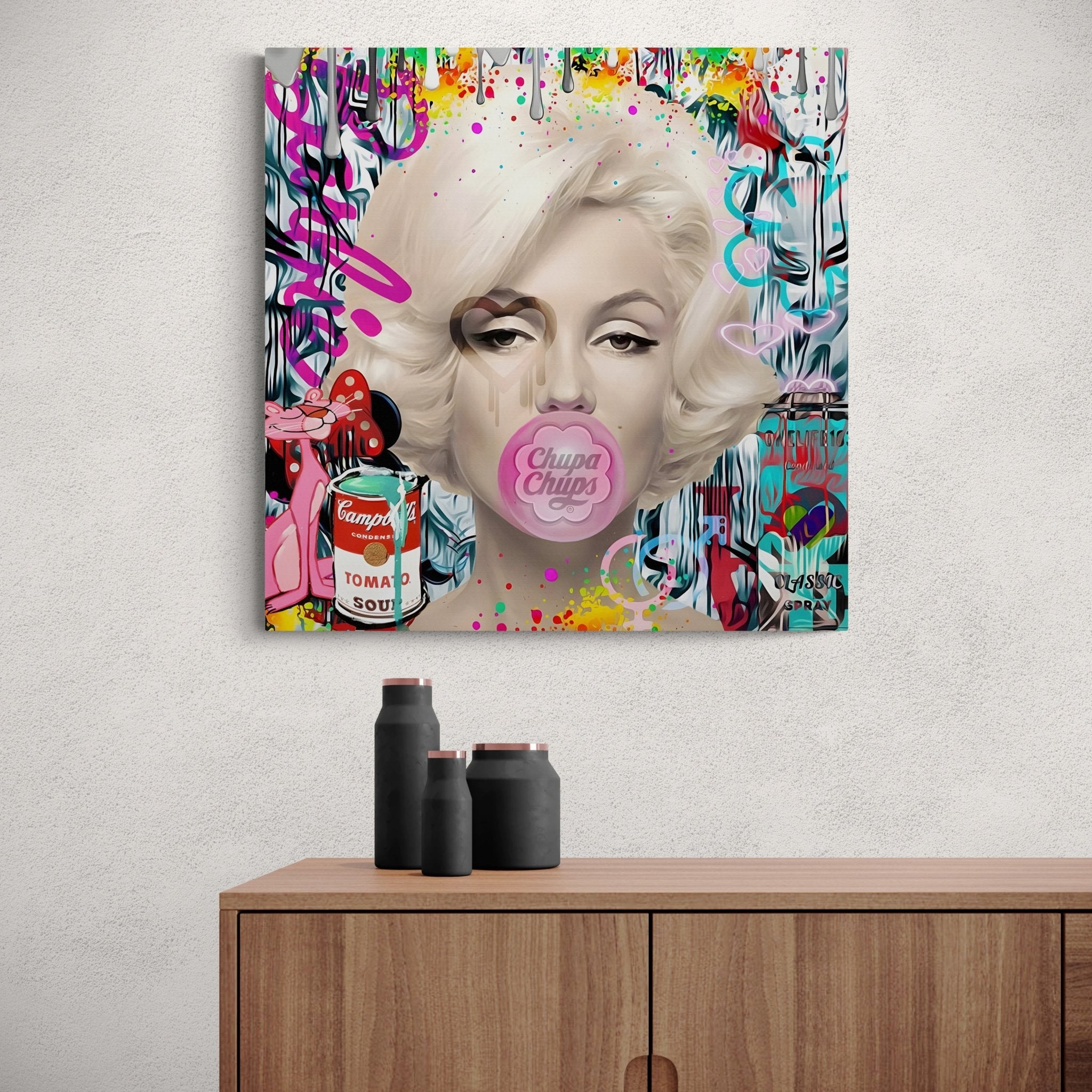 Marilyn Monroe Pop Art Canvas - Luxury Art Canvas