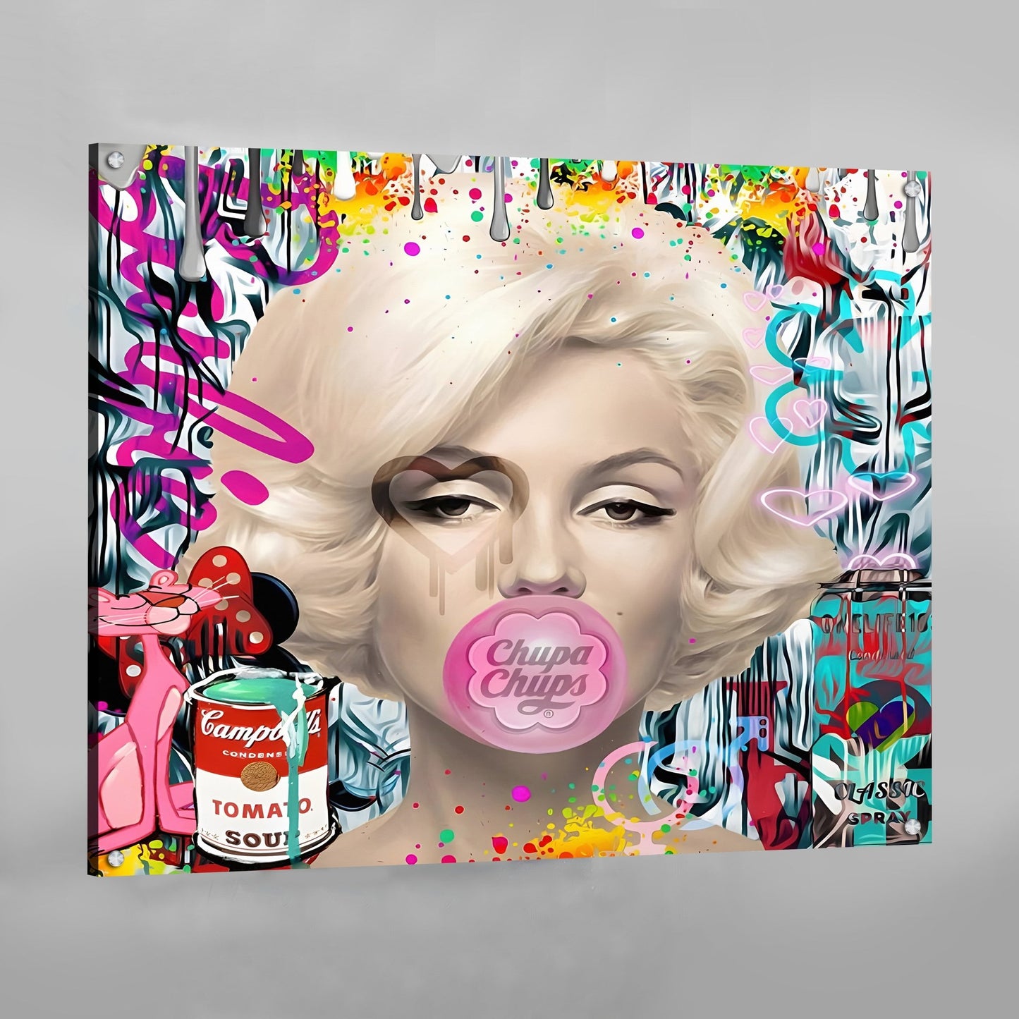 Marilyn Monroe Pop Art Canvas - Luxury Art Canvas