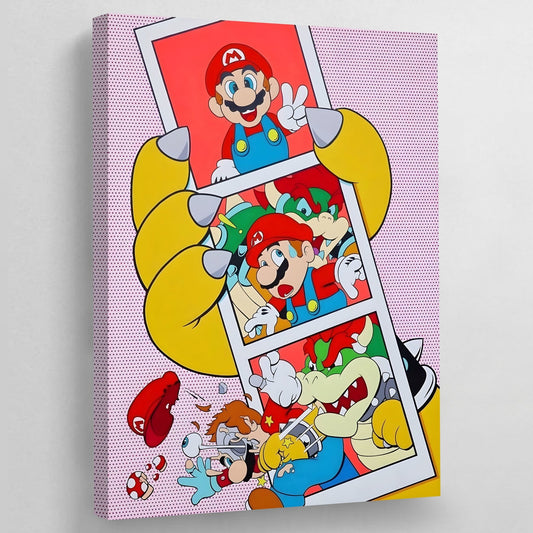 Mario Pop Art Canvas - Luxury Art Canvas