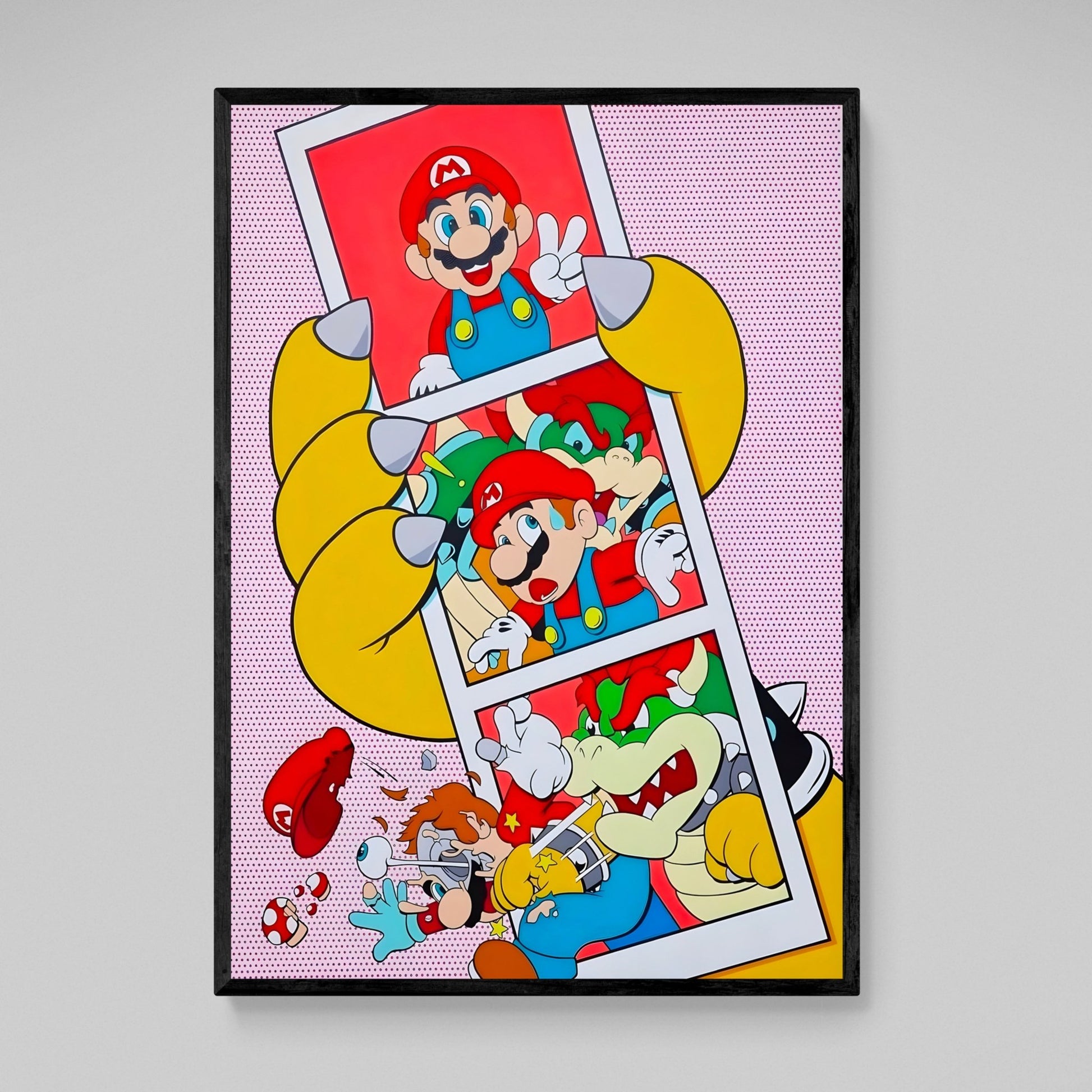 Mario Pop Art Canvas - Luxury Art Canvas