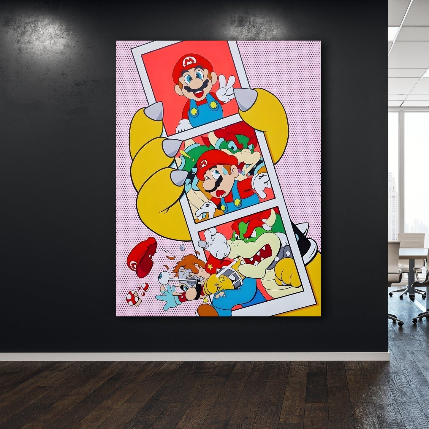 Mario Pop Art Canvas - Luxury Art Canvas