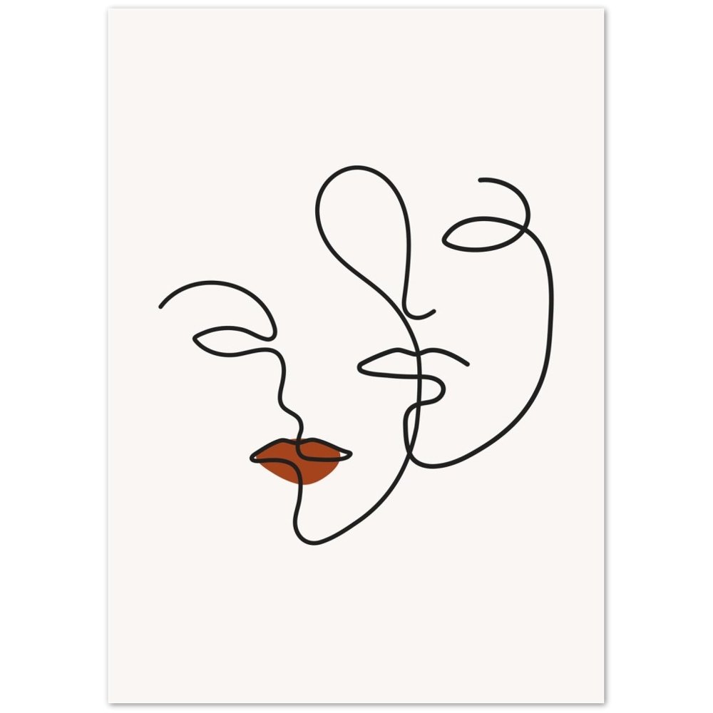 Minimalist Drawing Wall Art - Luxury Art Canvas