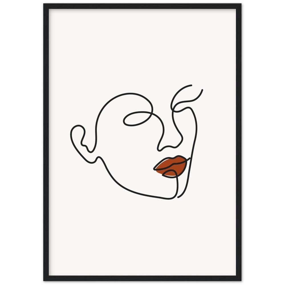 Minimalist Face Art - Luxury Art Canvas