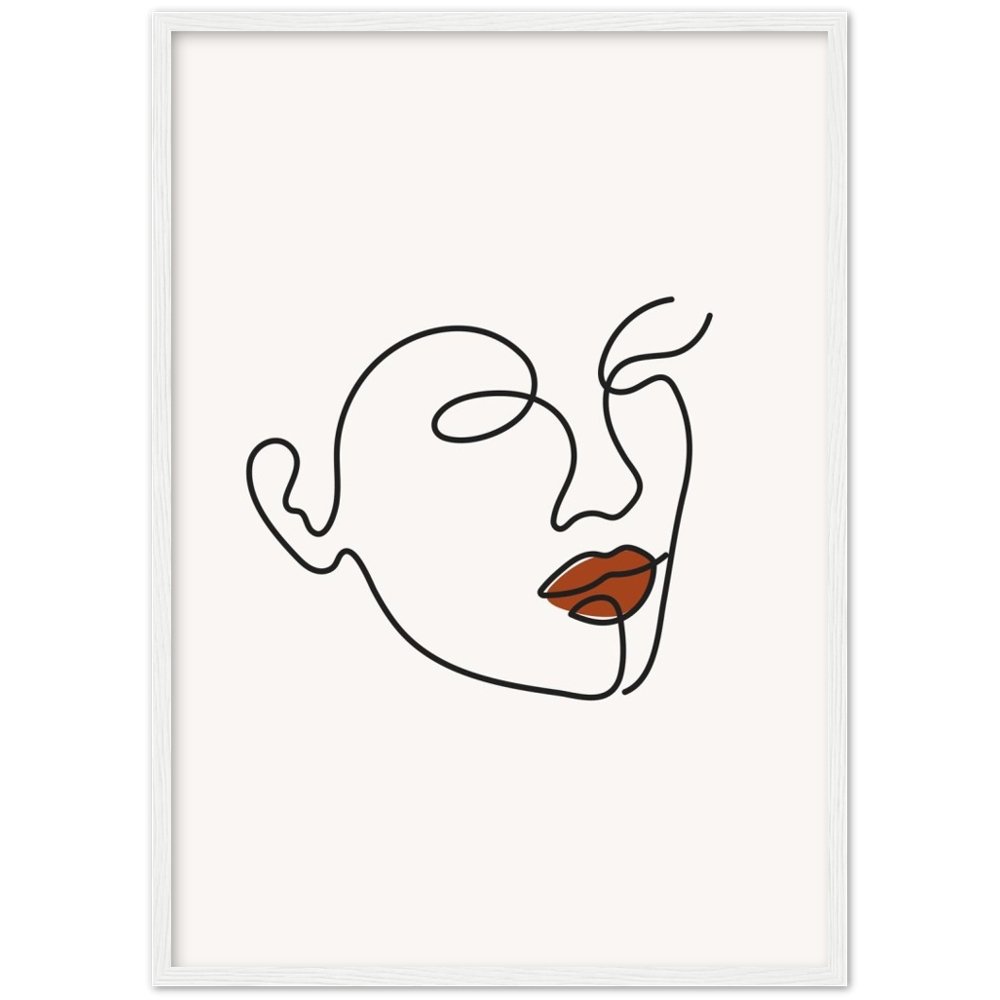 Minimalist Face Art - Luxury Art Canvas