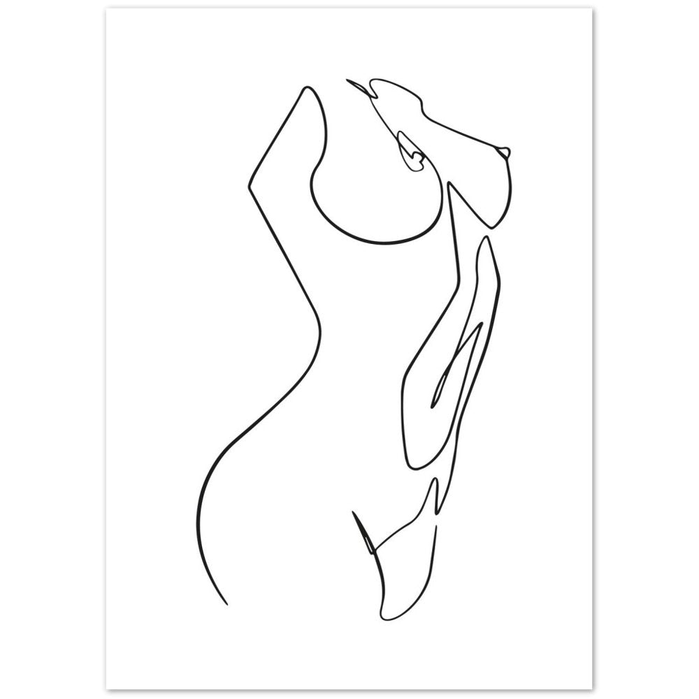 Minimalist Nude Art - Luxury Art Canvas
