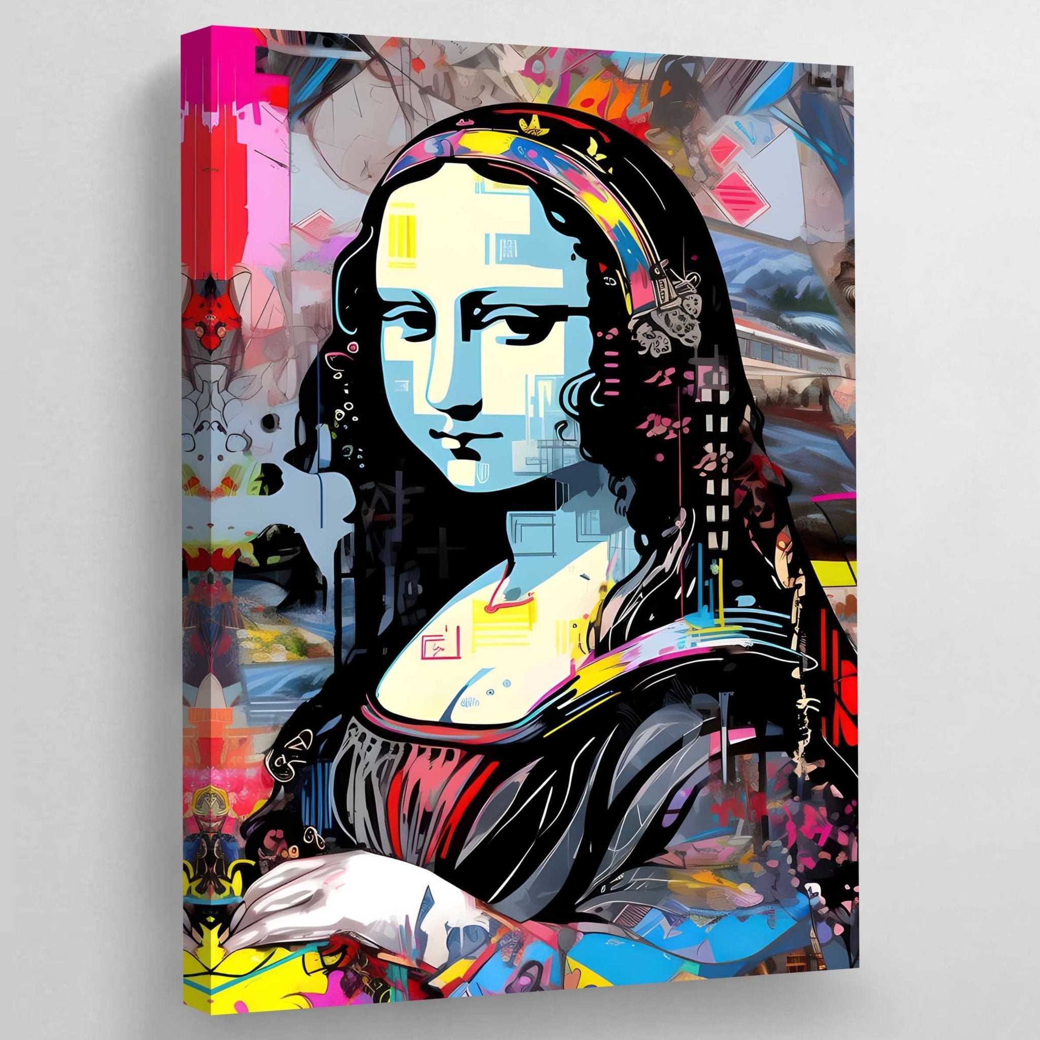 Mona Lisa Pop Art Canvas - Luxury Art Canvas
