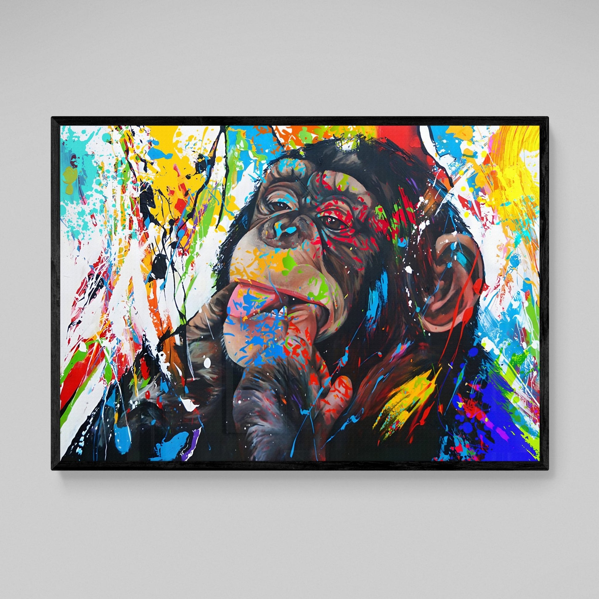 Monkey Pop Art Canvas - Luxury Art Canvas