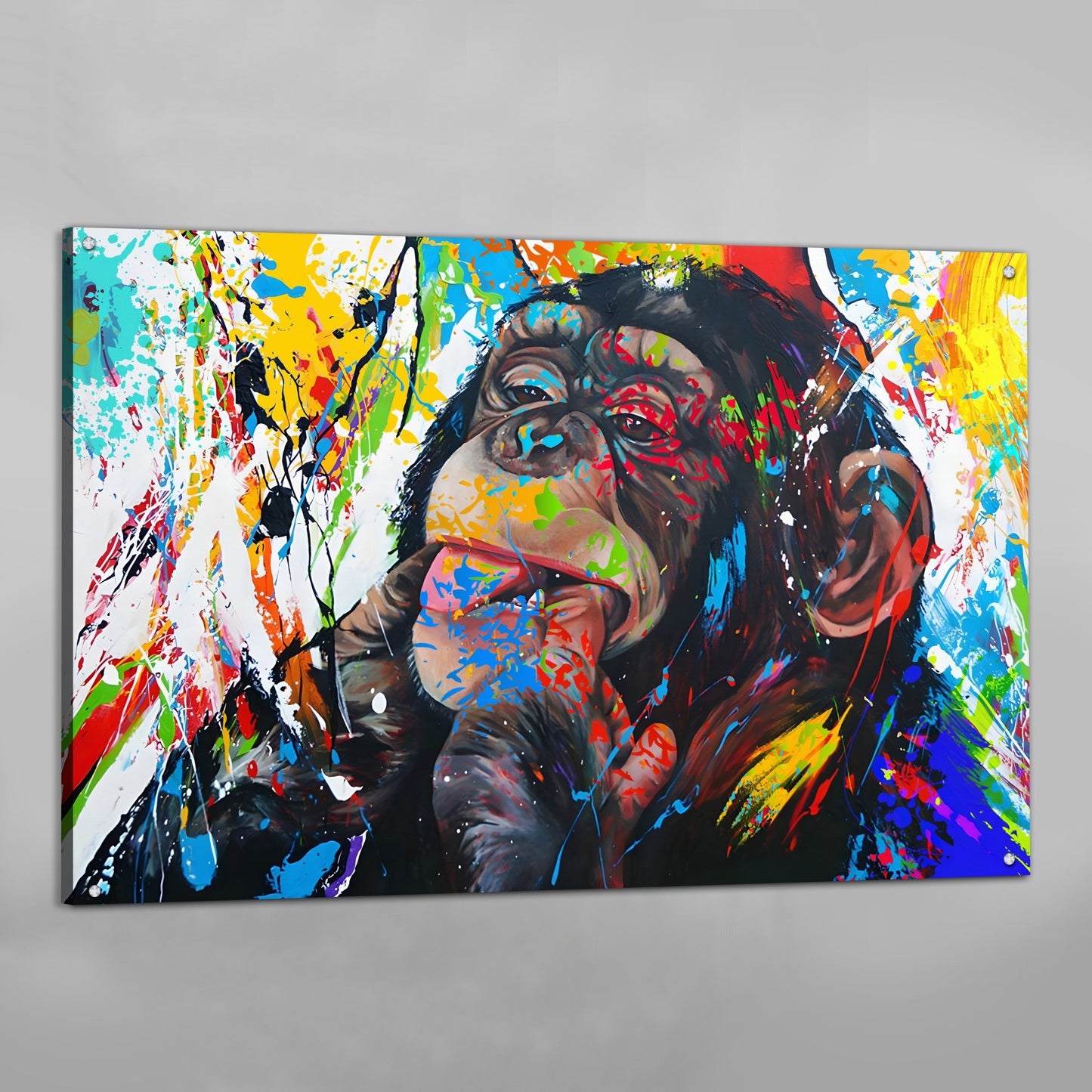 Monkey Pop Art Canvas - Luxury Art Canvas