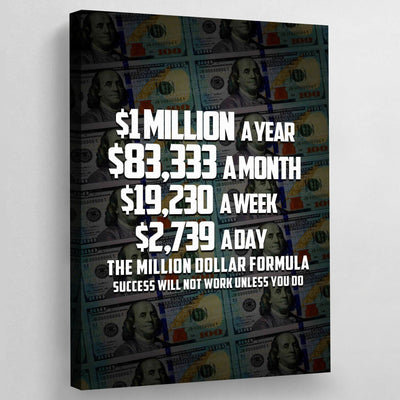 Motivational Canvas Wall Art - Luxury Art Canvas