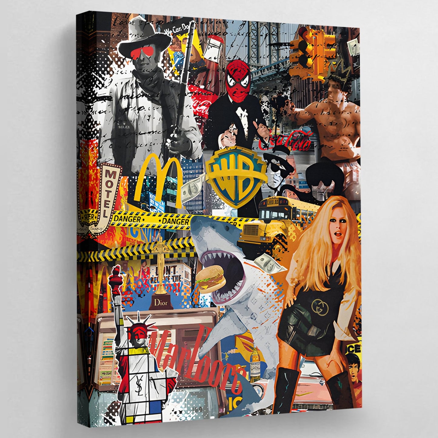 Movie Pop Art Canvas - Luxury Art Canvas