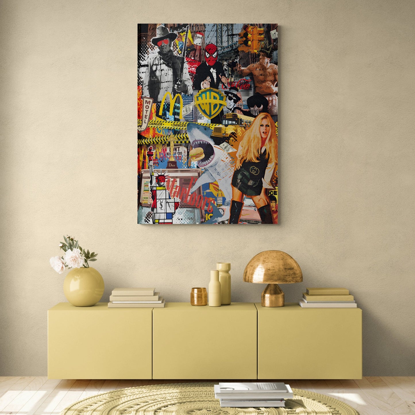 Movie Pop Art Canvas - Luxury Art Canvas