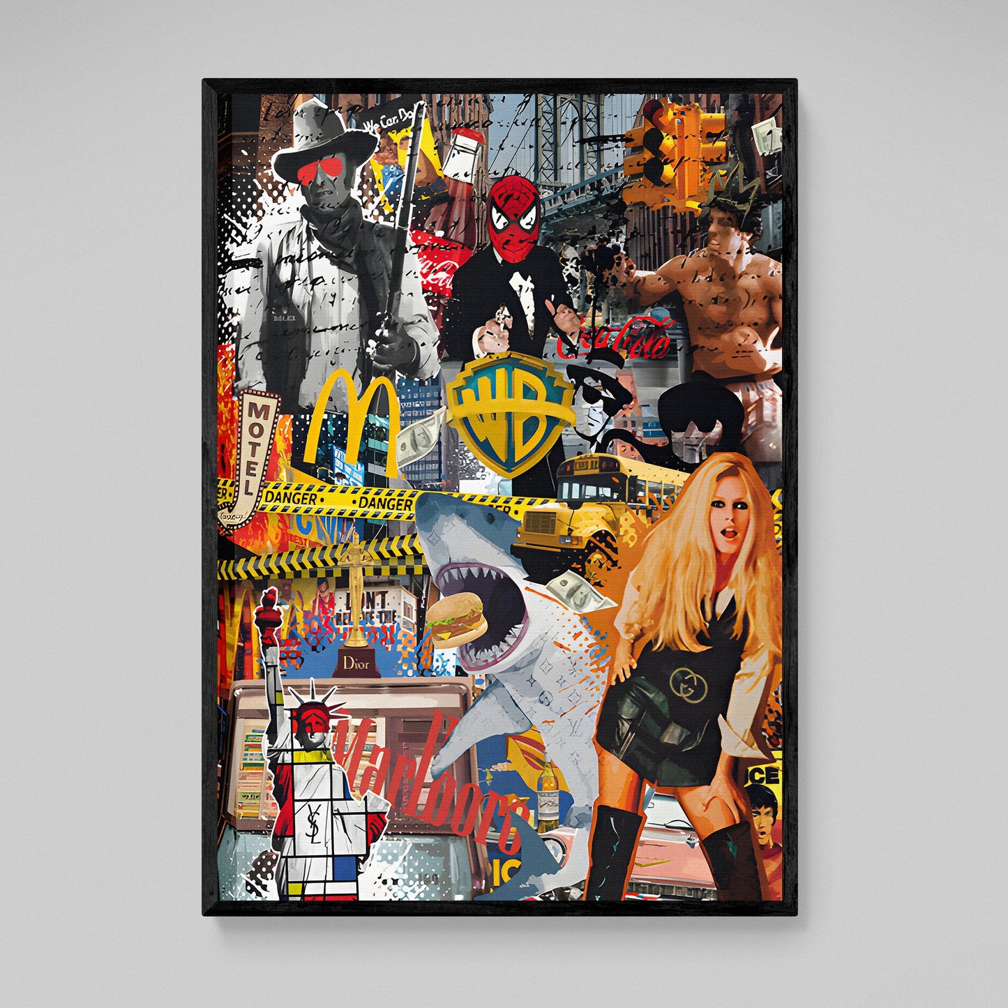 Movie Pop Art Canvas - Luxury Art Canvas