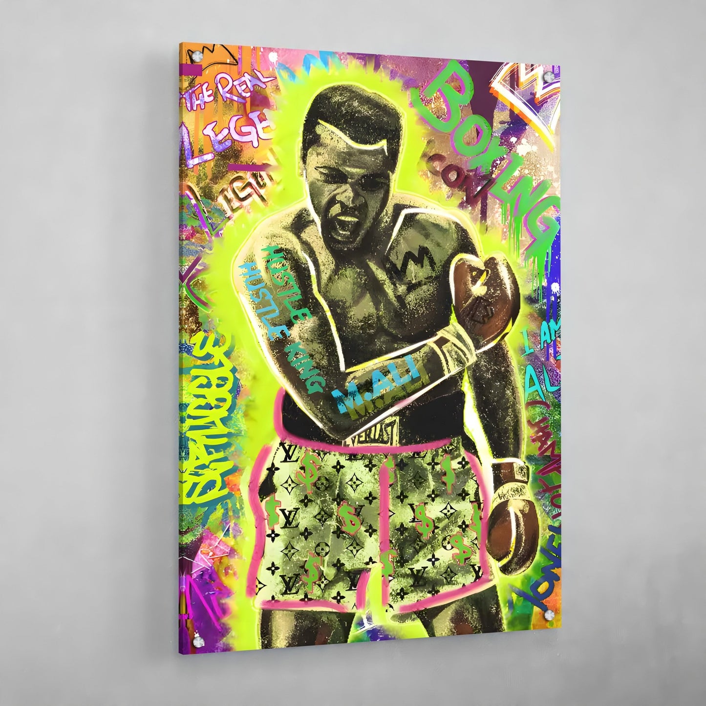 Muhammad Ali Louis Vuitton Wall Art - Luxury Art Canvas