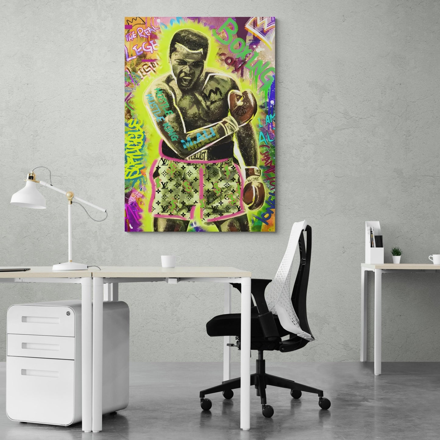 Muhammad Ali Louis Vuitton Wall Art - Luxury Art Canvas