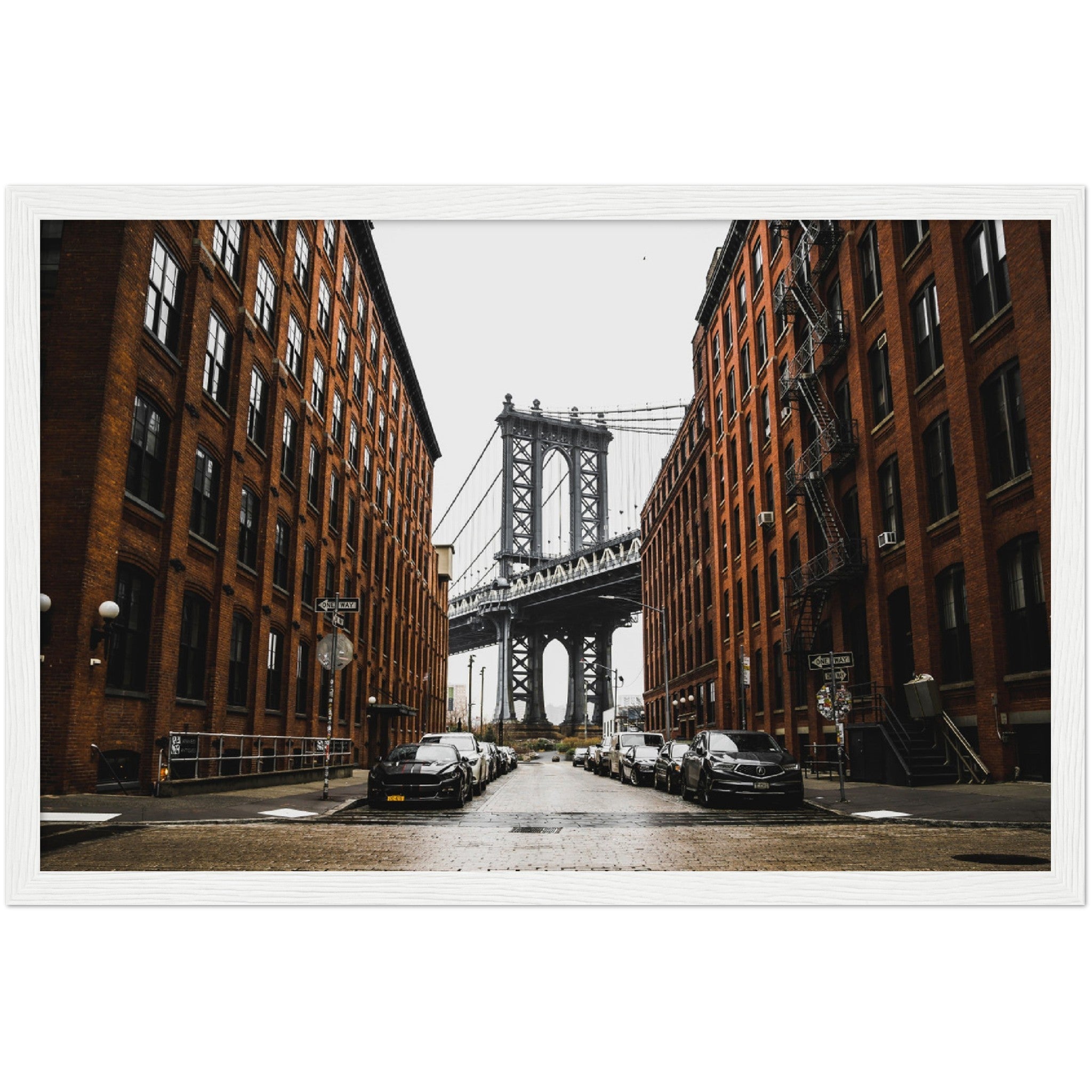 New York Brooklyn Bridge Wall Art - Luxury Art Canvas