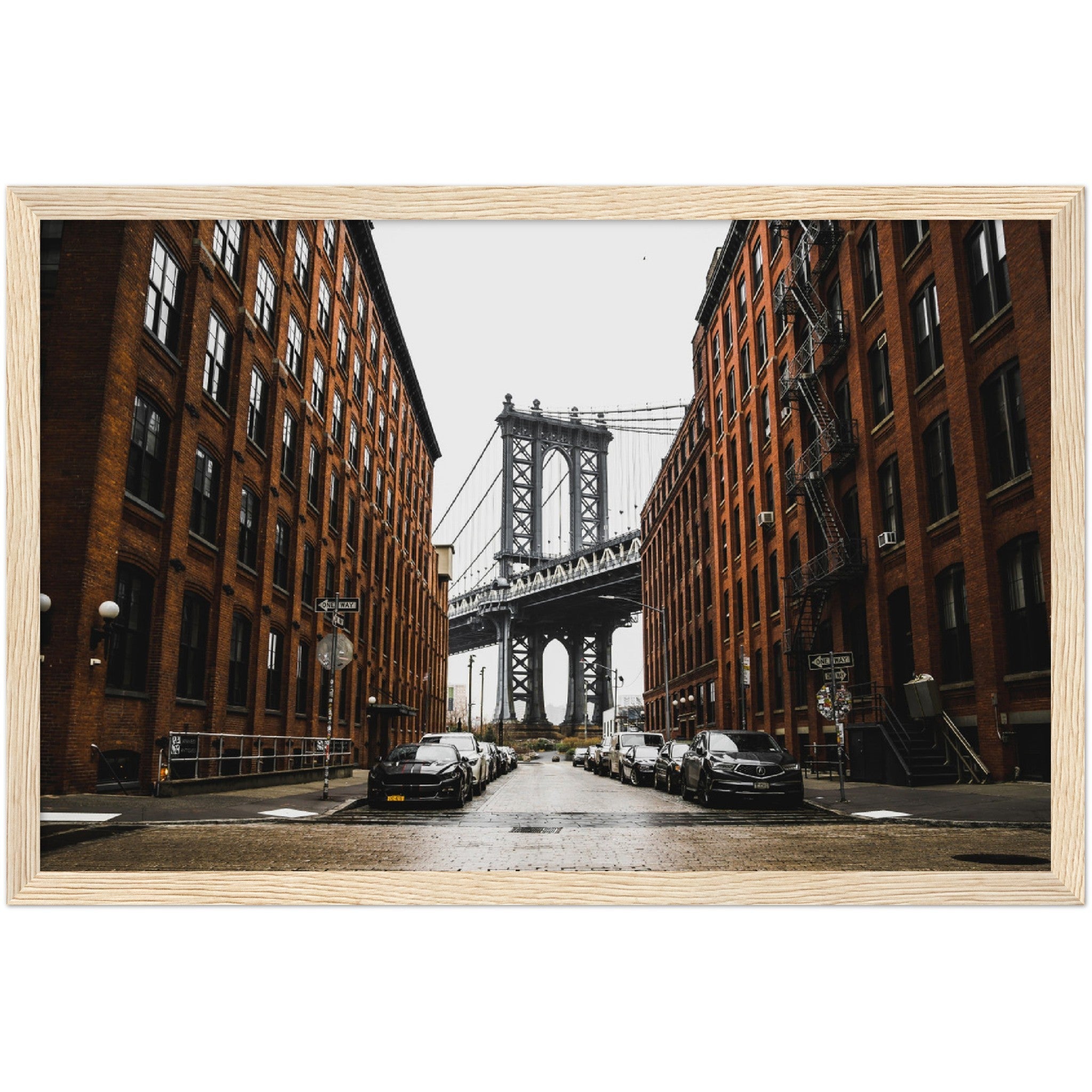 New York Brooklyn Bridge Wall Art - Luxury Art Canvas