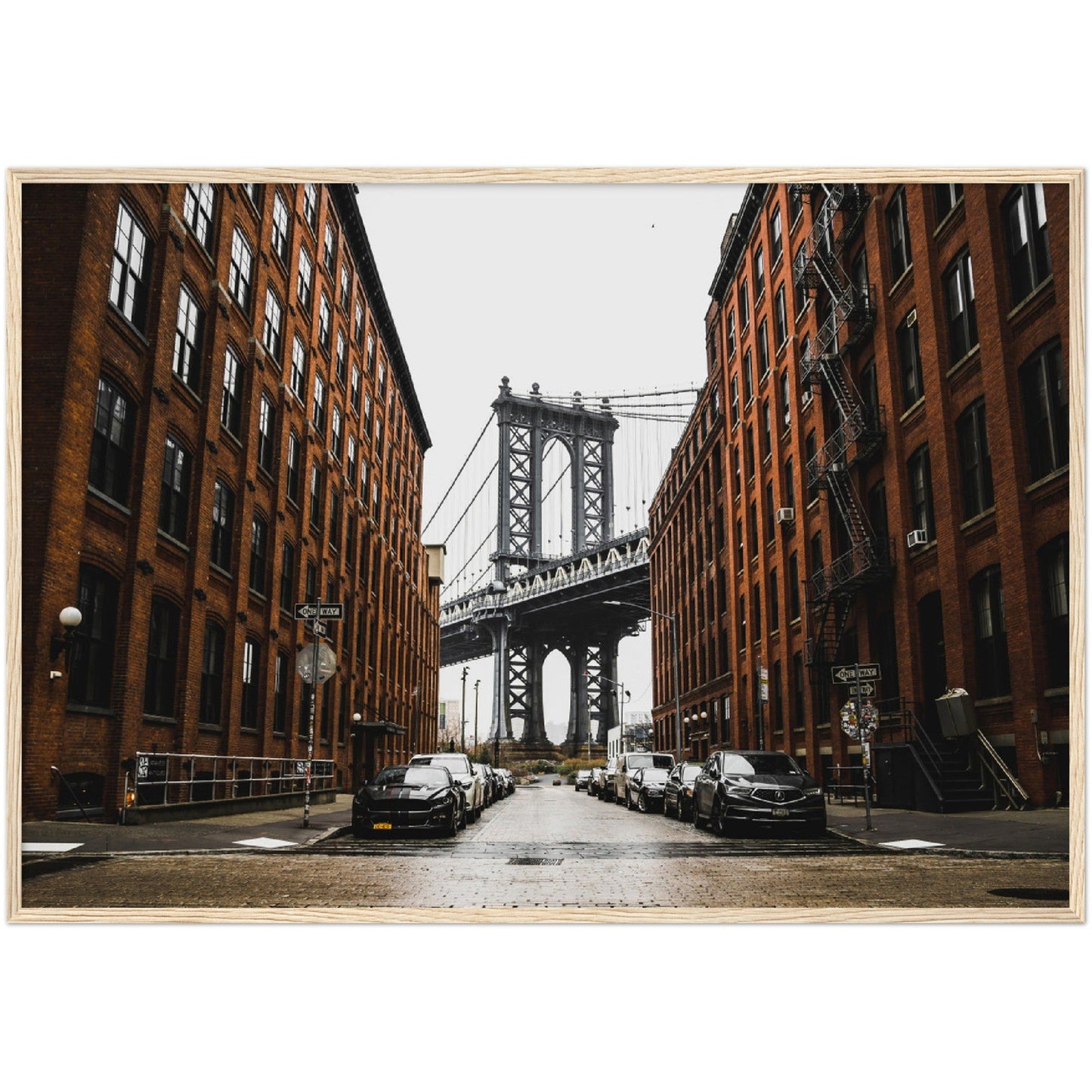 New York Brooklyn Bridge Wall Art - Luxury Art Canvas