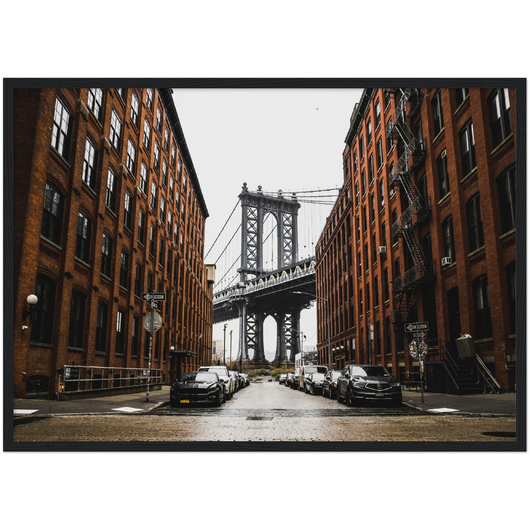 New York Brooklyn Bridge Wall Art - Luxury Art Canvas