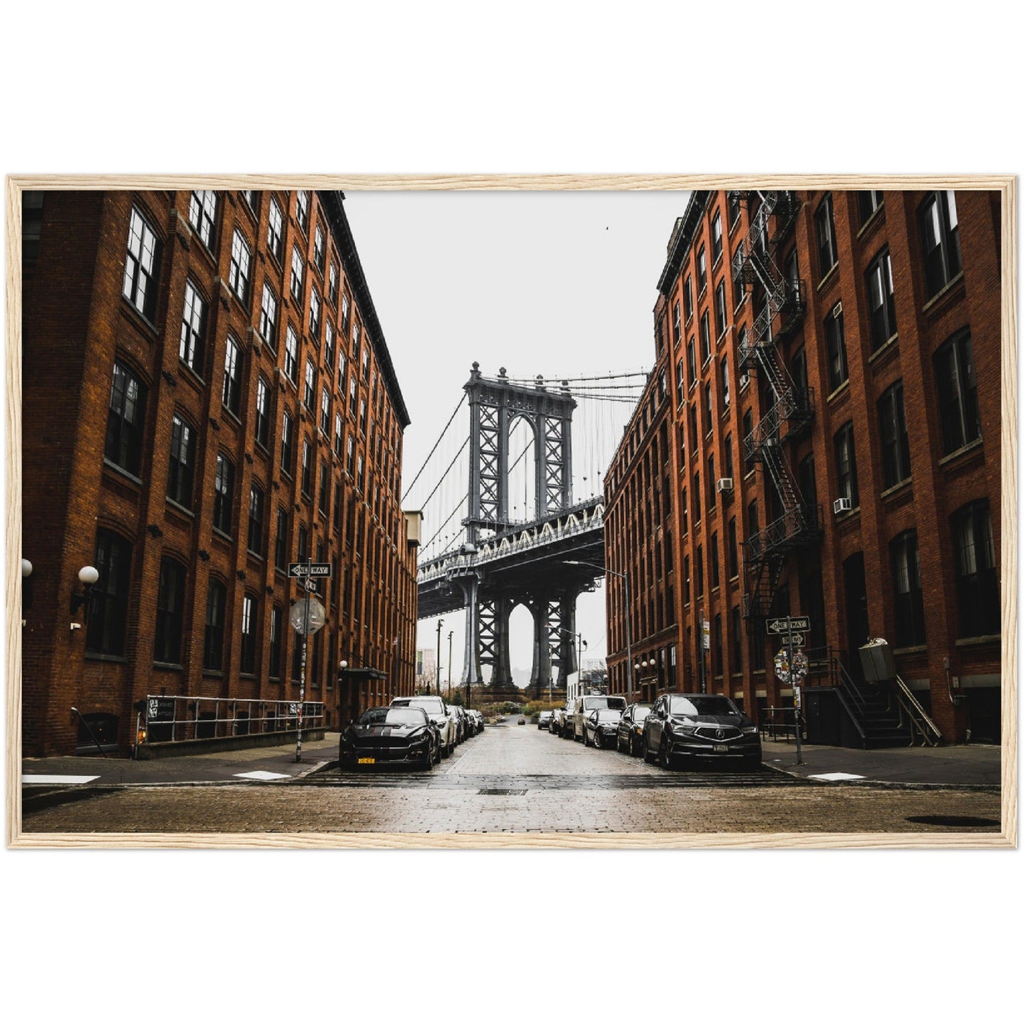 New York Brooklyn Bridge Wall Art - Luxury Art Canvas