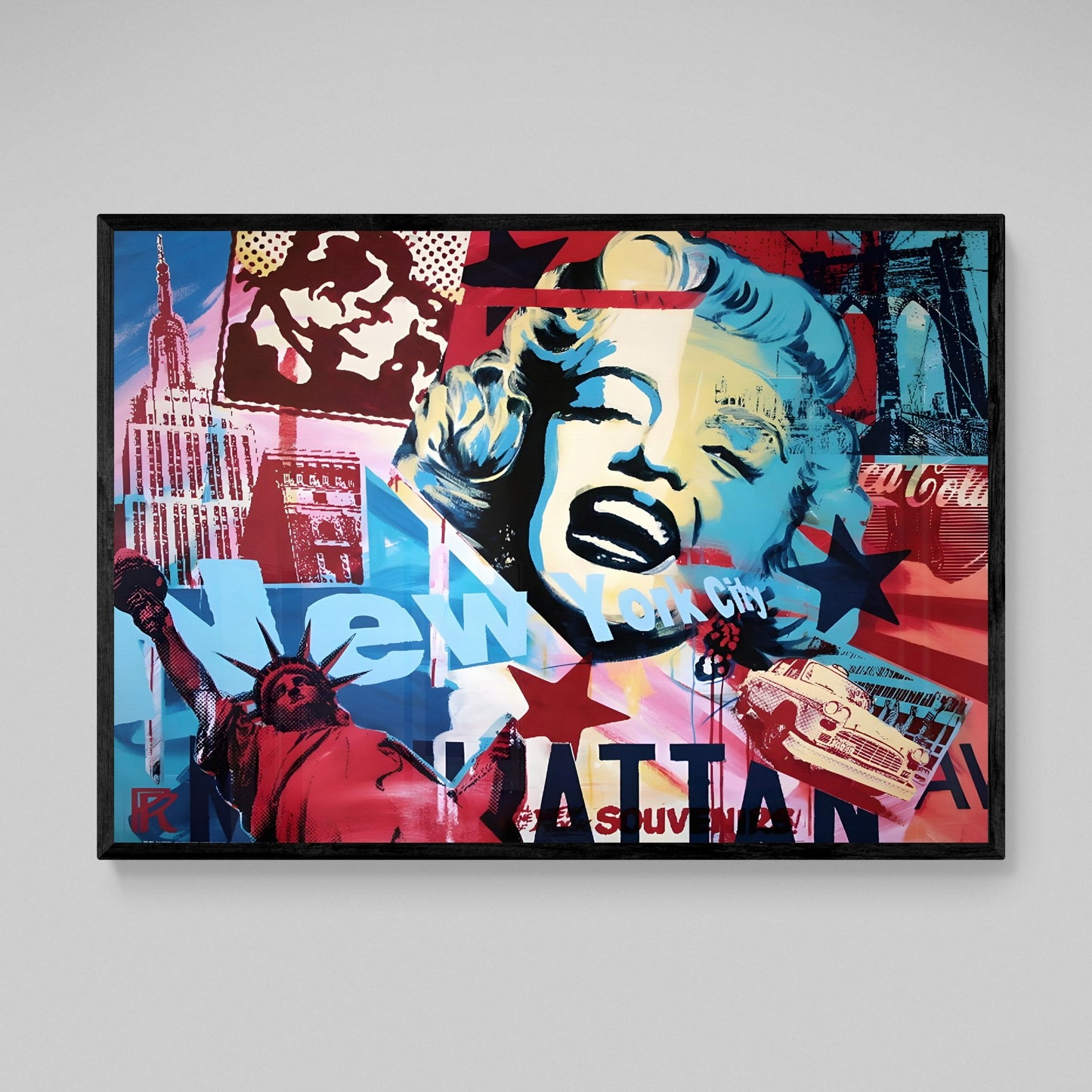 New York Pop Art Canvas - Luxury Art Canvas