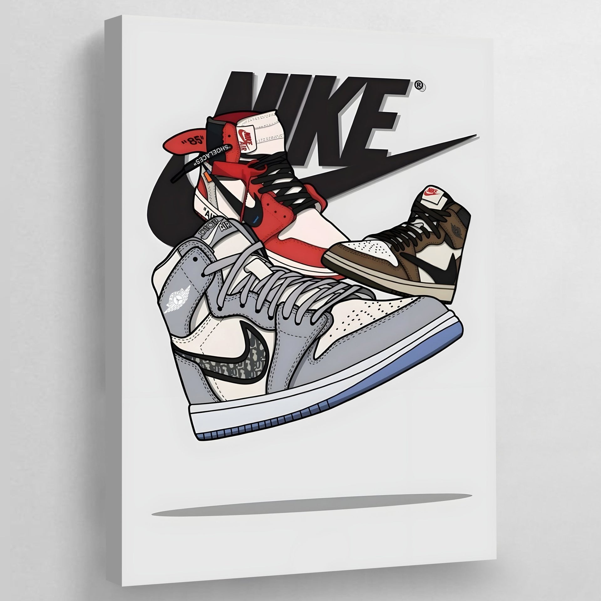 Nike Air Jordan Wall Art Luxury Art Canvas - Main Image