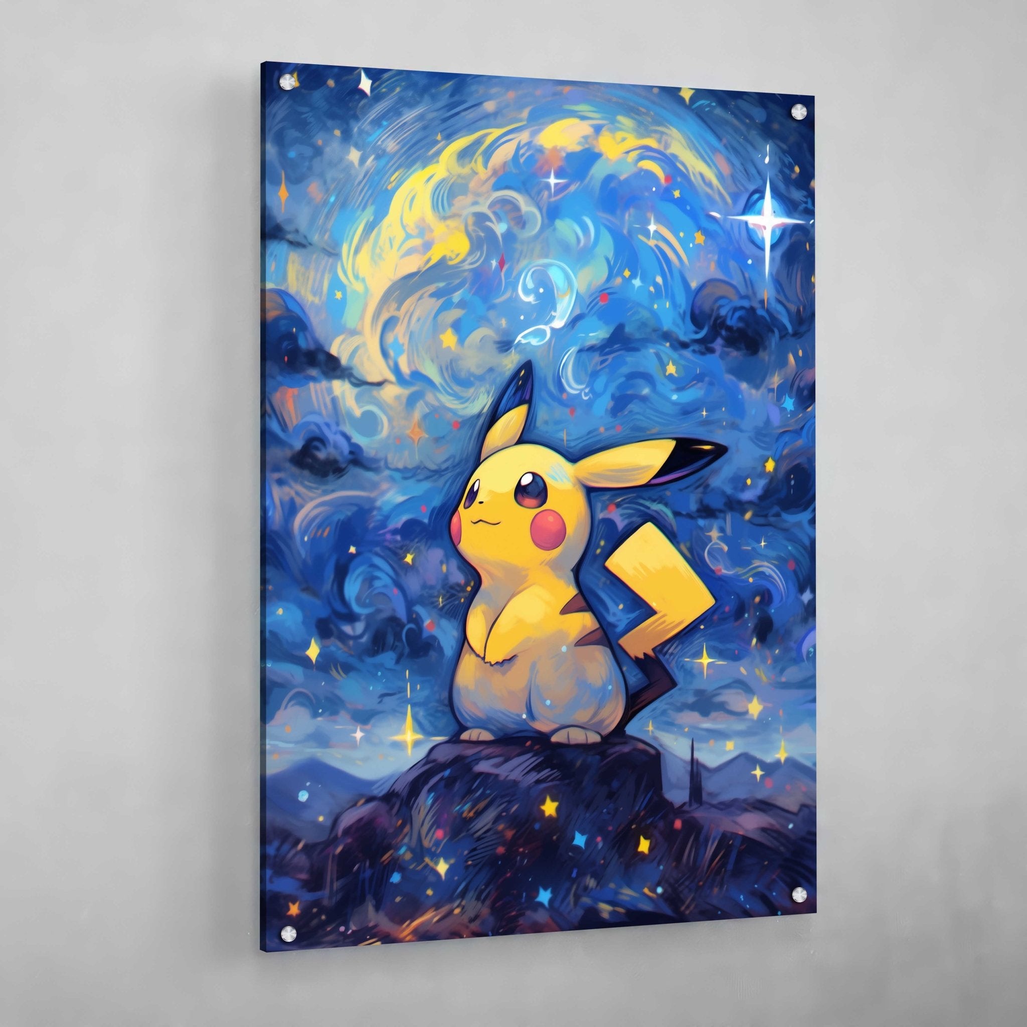 Pika Anime Wall Art - Luxury Art Canvas
